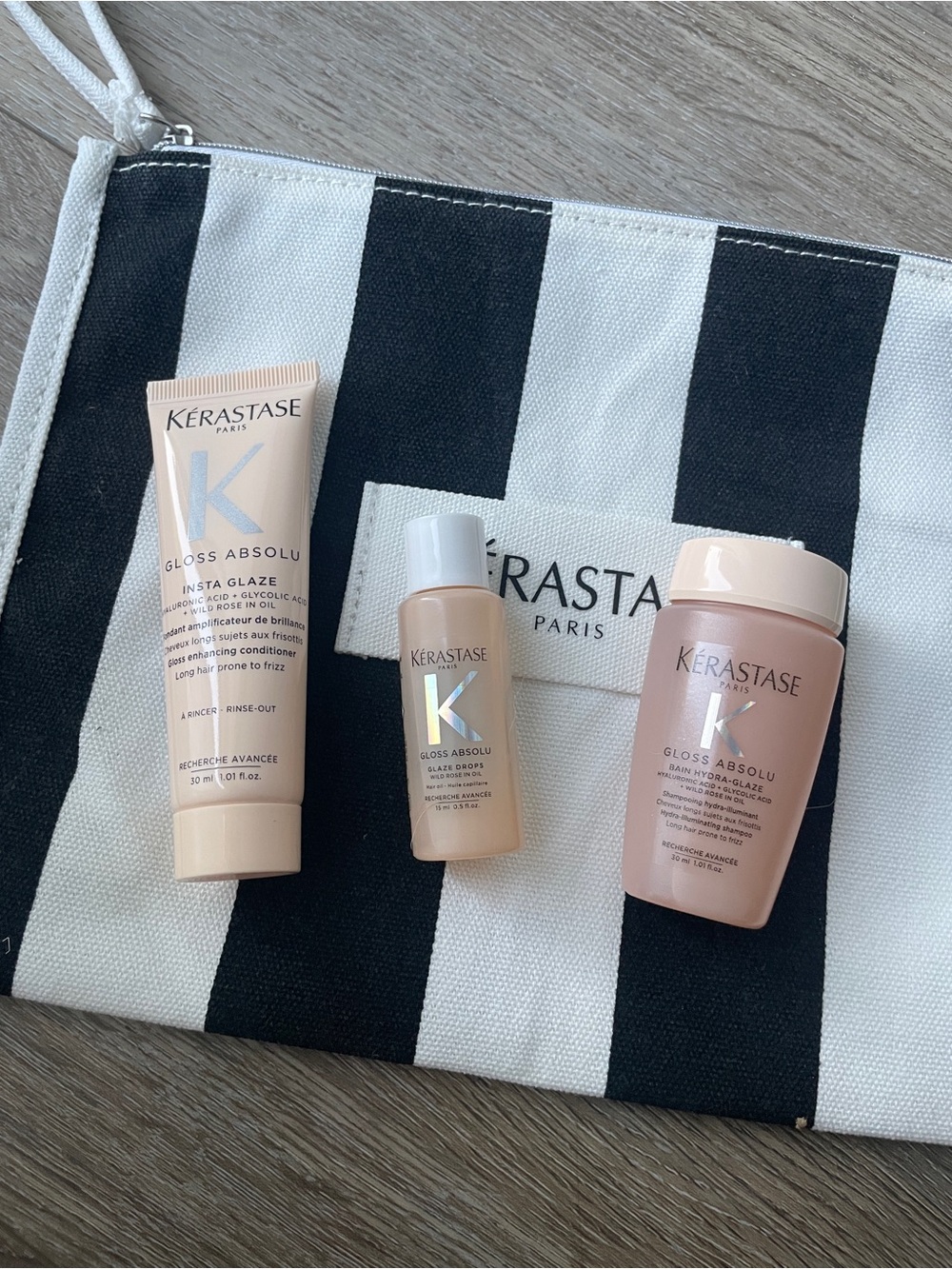 Kérastase Gloss Absolu Haircare Travel Size + Bag - Picture 3 of 5